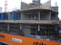 Room form shuttering and Form-Fab column
