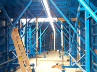 View from inside of assembled Form-Fab room form